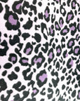 (BRUSHED SWEATER KNIT) PURPLE AND BLACK CHEETAH