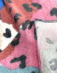 (BRUSHED SWEATER KNIT) LEOPARD PRINT ON COLORFUL PATTERN