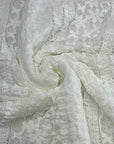 (RUFFLE LACE) IVORY FLORAL