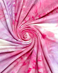 (DBP) PINK, LILAC, AND OFF WHITE TIE DYE