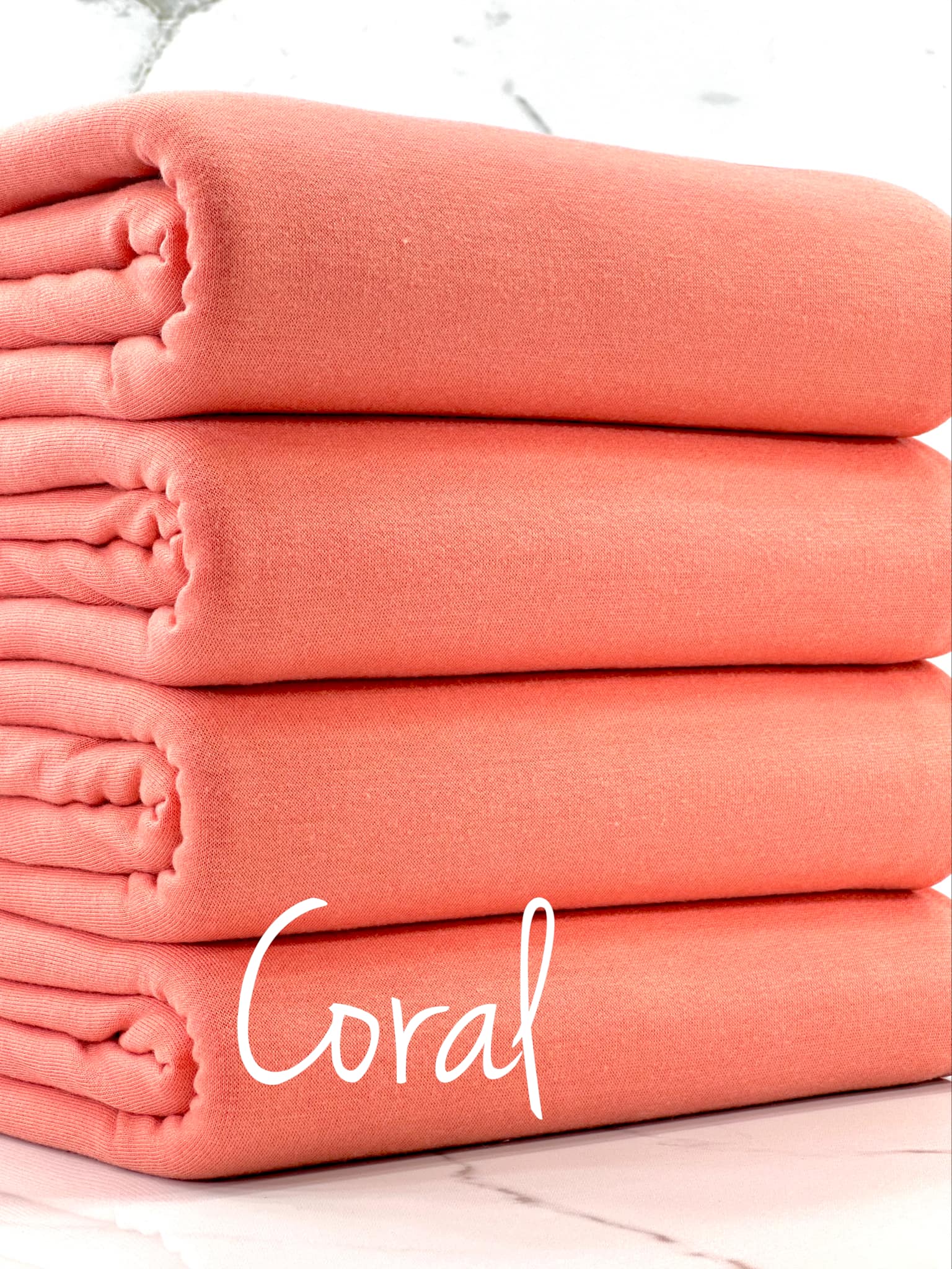 (FRENCH TERRY) CORAL