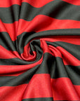 (SWIM) BLACK STRIPES ON RED