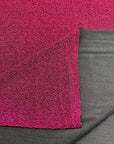 (POLY TERRY METALLIC STRETCHED KNIT) HOT PINK