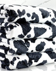 (SWEATER/OAKLEY KNIT) VINTAGE BLACK COW FUR PRINT ON OFF WHITE