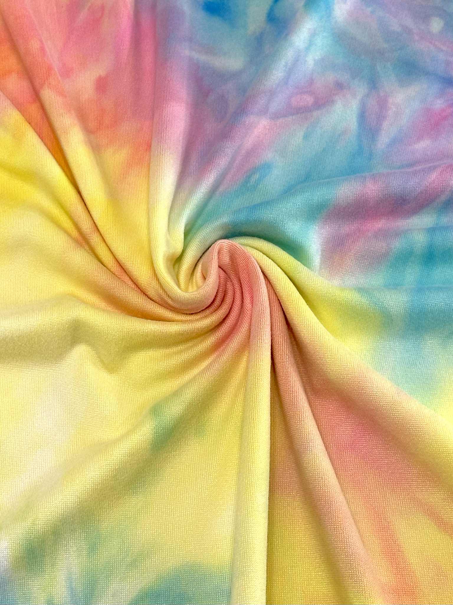 (DBP) YELLOW, PINK, AND BLUE TIE DYE