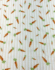 (URBAN RIB) CARROTS ON CREAM AND OFF WHITE STRIPES