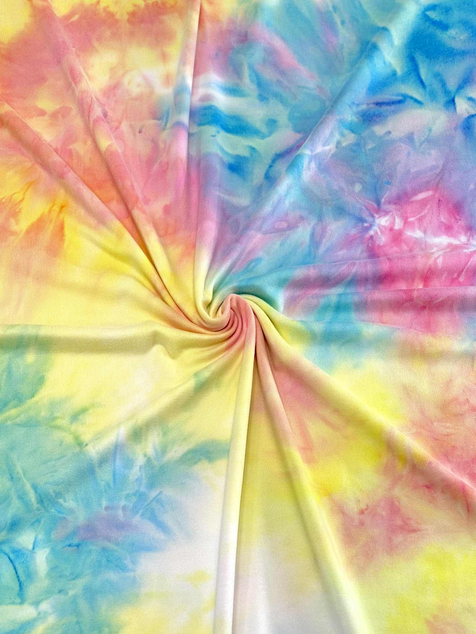 (DBP) YELLOW, PINK, AND BLUE TIE DYE