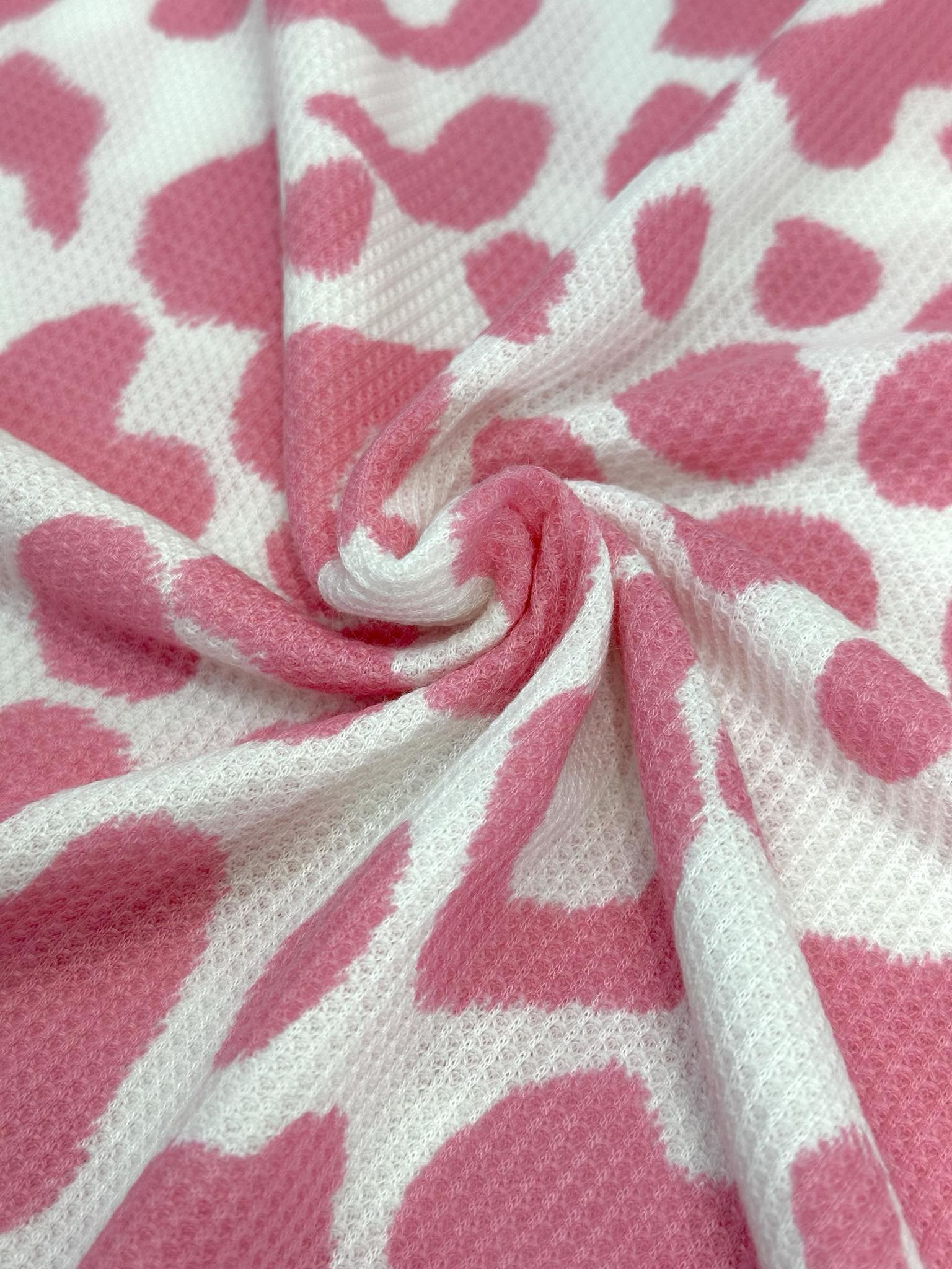 (THERMAL) PINK LEOPARD PRINT ON OFF WHITE