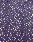 (LACE) DARK PURPLE ZEBRA