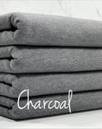 (FRENCH TERRY BRUSHED) CHARCOAL