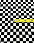(RAYON MODAL) BLACK AND OFF WHITE CHECKERED
