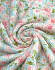 (THERMAL) TINY PINK FLOWERS ON SKY BLUE