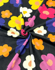 (SWEATER KNIT/ OAKLEY) COLORFUL FLOWERS ON BLACK(2)