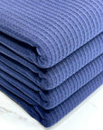 (WAFFLE BRUSHED) NAVY BLUE