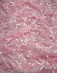(MESH) LIGHT PINK 3D BOWS ON PINK