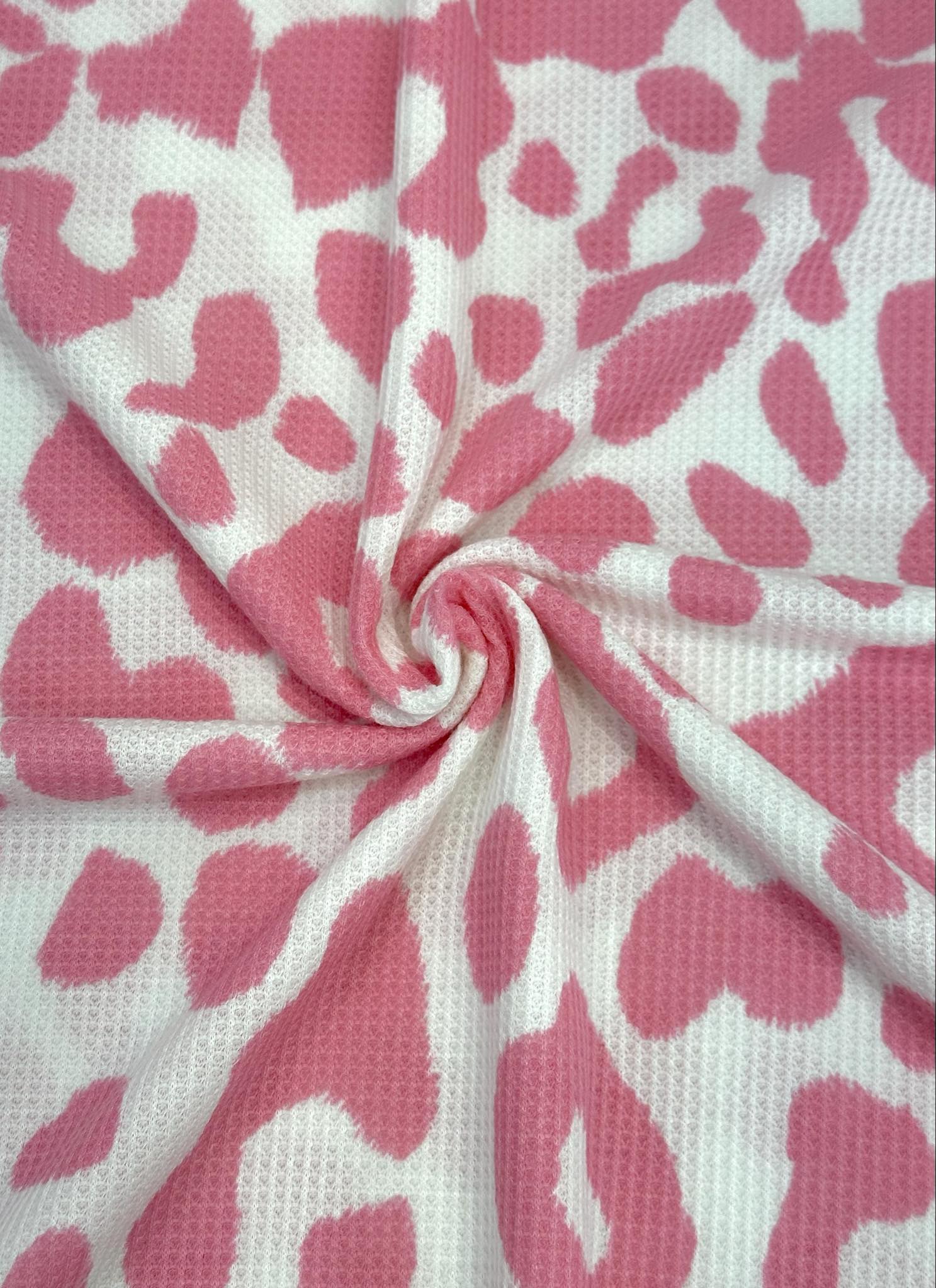 (THERMAL) PINK LEOPARD PRINT ON OFF WHITE