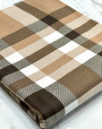 (DBP) BROWN AND OFF WHITE PLAID