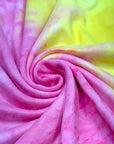 (DBP) PINK AND YELLOW TIE DYE
