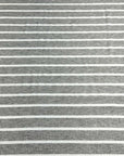 (4X2 RIB) OFF WHITE STRIPES ON GRAY