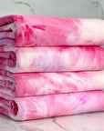 (DBP) PINK, LILAC, AND OFF WHITE TIE DYE