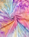 (DBP) PURPLE, BLUE, AND ORANGE TIE DYE