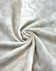 (PLEATHER) GLOSSY CREAM CHEETAH ON FLAT CREAM