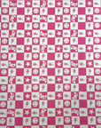 (FRENCH TERRY) PINK GAMER AND HAPPY FACES CHECKERED PRINT (1)