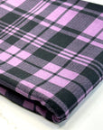 (DBP) PURPLE AND BLACK PLAID