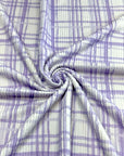 (URBAN RIB) LAVENDER PLAID ON LILAC