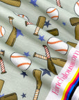 (FRENCH TERRY) BASEBALLS AND BATS ON LIGHT SAGE (1)