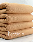 (CASHMERE RIB BRUSHED) BUTTERUM
