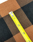 (SWEATER KNIT/ OAKLEY) COPPER AND BLACK CHECKERED