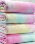 (SWEATER KNIT) LIGHT BLUE, YELLOW, AND PINK TIE DYE (3)