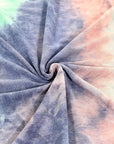 (FRENCH TERRY) BLUSH, AQUA, AND INDIGO TIE DYE (1)