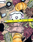 (SWEATER KNIT/OAKLEY) BIG HAY TRUCKS, SCARECROWS & BLACK CROWS ON COFFEE (5)