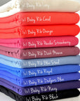 (1X1 BABY RIB) POWDER STRAWBERRY