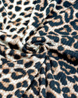 (4X2 YUMMY RIB) BLACK AND TAN CHEETAH