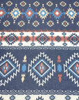 (BELLA RIB) WESTERN PRINT ON NAVY