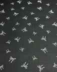 (4X2 RIB) OFF WHITE BOWS ON BLACK (3)