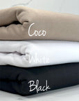 (FRENCH TERRY BRUSHED) WHITE