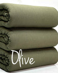 (2X2 RIB) OLIVE