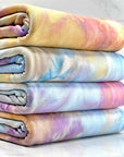 (DBP) PURPLE, BLUE, AND ORANGE TIE DYE