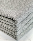 (CASHMERE RIB BRUSHED) HEATHER GRAY