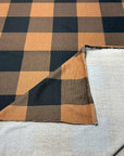 (SWEATER KNIT/ OAKLEY) COPPER AND BLACK CHECKERED