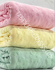 (TOWEL) LIGHT YELLOW DAISY FLOWERS (2)