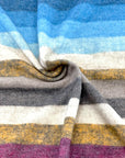 (BRUSHED SWEATER KNIT) COLORFUL STRIPES