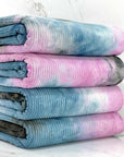 (4X2 YUMMY RIB) LAVENDER , BLUE, AND BLACK TIE DYE (5)
