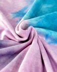 (FRENCH TERRY) PURPLE AND OCEAN BLUE TIE DYE (3)