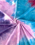 (FRENCH TERRY) PURPLE AND OCEAN BLUE TIE DYE (3)