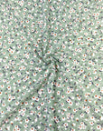 (EYELET) WHITE AND CEMENT SMALL FLOWER ON SAGE (1)